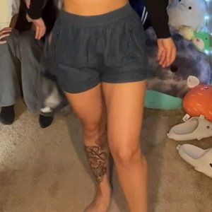 🐠 dark wash elastic shorts 🐠